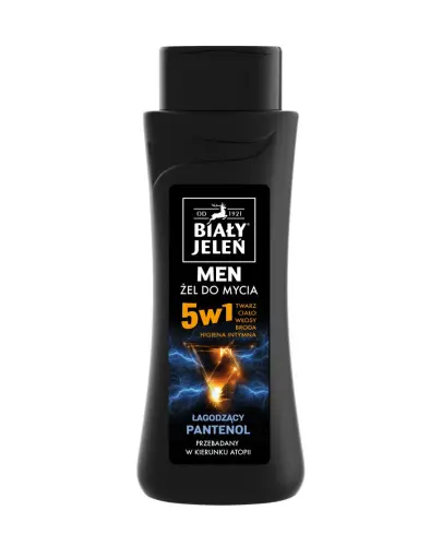 Biały Jeleń Żel do mycia 5w1 Men, 300 ml - Kompleksowa pielęgnacja w jednym produkcie
