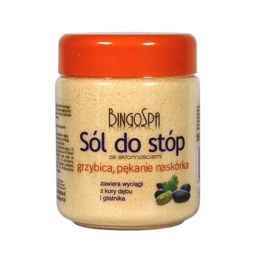 BingoSpa Sól do stóp Grzybica, pękanie naskórka, 550 g - Pielęgnacja i ochrona skóry stóp