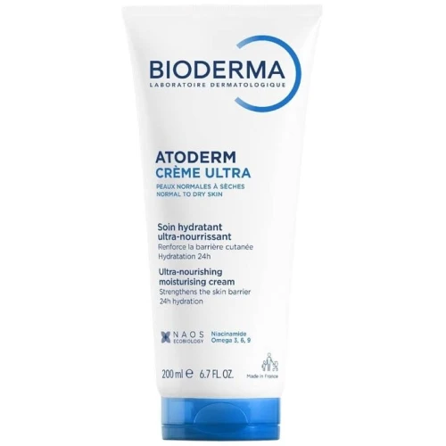 Bioderma Atoderm Creme Ultra Odżywczy krem do ciała, 200 ml - Do skóry suchej i bardzo suchej