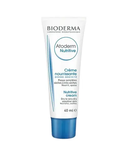 Bioderma Atoderm Nutritive Krem odżywczy do twarzy, 40 ml - Krem odżywczy do pielęgnacji suchej skóry twarzy