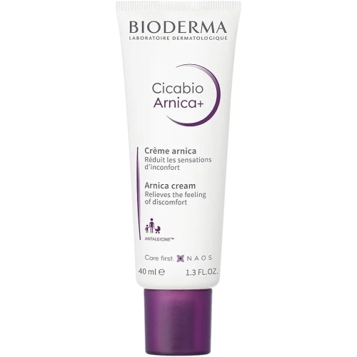 Bioderma Cicabio Arnica+ Krem regenerujący na siniaki, obrzęki i stłuczenia, 40 ml - Przyśpiesza wchłanianie siniaków, obrzęków i stłuczeń