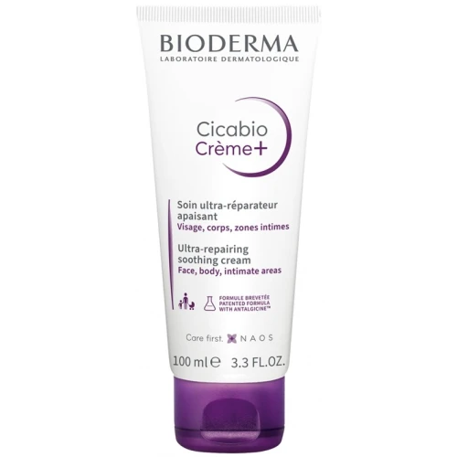 Bioderma Cicabio Crème+ Naprawczy krem łagodzący, 100 ml - Intensywna regeneracja i ukojenie podrażnionej skóry