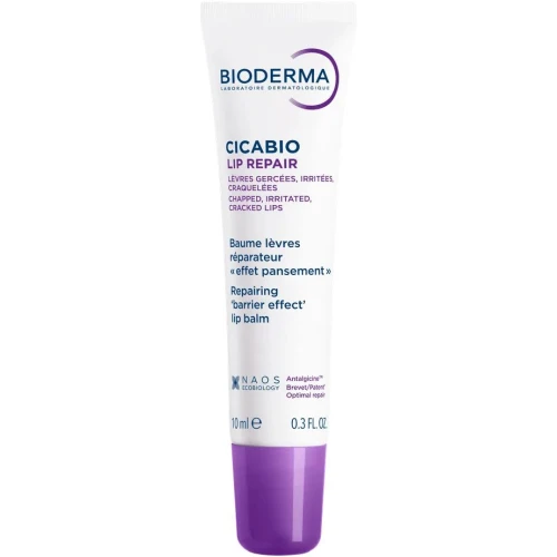 Bioderma Cicabio Lip Repair Balsam do ust, 10 ml - Chroni delikatną skórę ust przed czynnikami zewnętrznymi