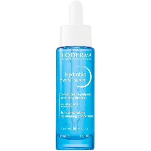 Bioderma Hydrabio Hyalu+ Serum przeciwzmarszczkowe, 30 ml  - Nawilżające serum przeciwzmarszczkowe, nadające jędrność skórze