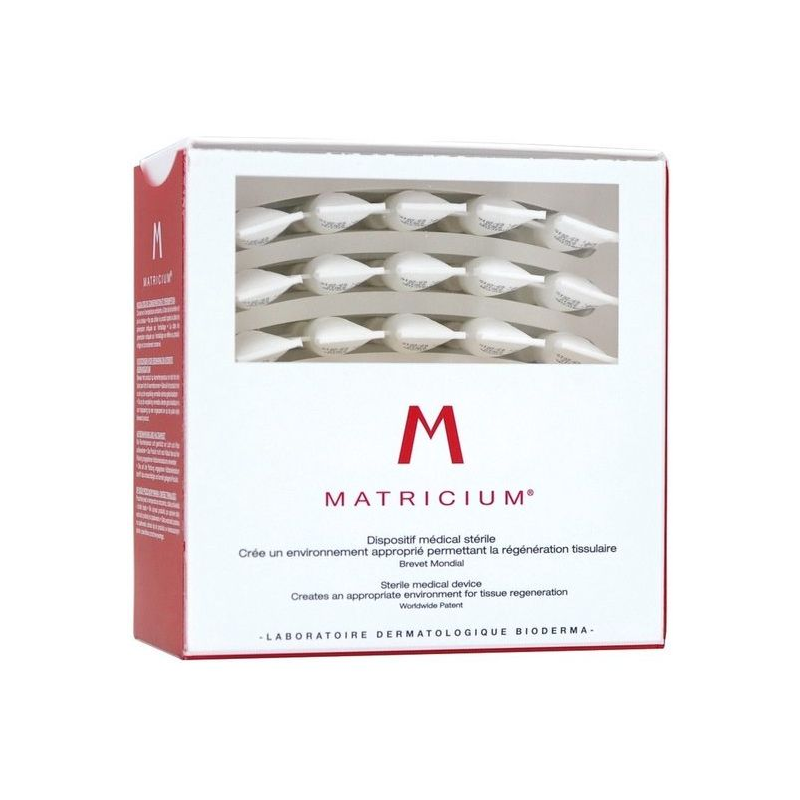 Bioderma Matricium Kuracja stymulująca odnowę skóry, 30 ampułek x 1 ml - Odnowa skóry i odbudowa bariery ochronnej