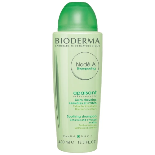 Bioderma Nodé A Szampon łagodzący do wrażliwej i podrażnionej skóry głowy, 400 ml - Do codziennego mycia