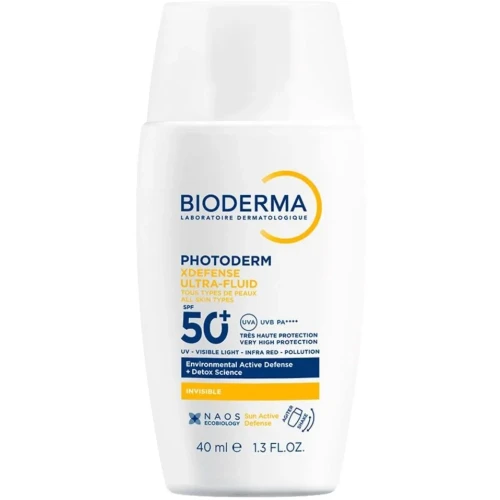 Bioderma Photoderm XDefense Ultra-Fluid SPF50+ Ultralekki fluid, 40 ml - Ultralekki fluid do codziennego stosowania