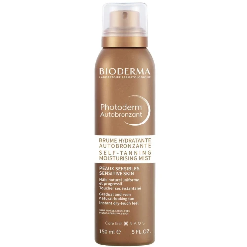 Bioderma Photoderm Autobronzant, 150 ml - Samoopalająca mgiełka o działaniu nawilżającym