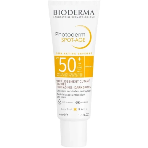 Bioderma Photoderm Spot-Age Krem ochronny SPF50+, 40 ml - Redukuje objawy fotostarzenia