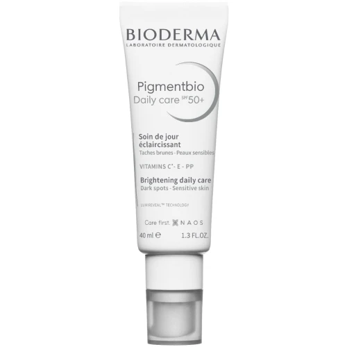 Bioderma Pigmentbio Daily Care Krem rozjaśniający na dzień SPF 50+, 40 ml  - Pielęgnacja i ochrona skóry skłonnej do przebawień