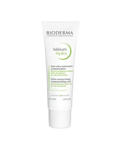 Bioderma Sebium Hydra krem nawilżający, 40 ml - Do skóry skłonnej do trądziku