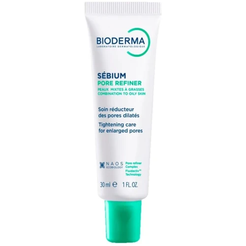 Bioderma Sébium Pore Refiner Krem zwężający pory, 30 ml - Redukcja sebum, wygładzenie skóry i efekt matujący