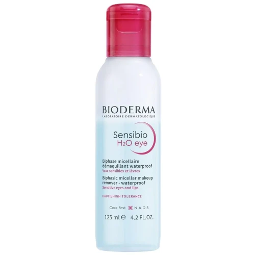 Bioderma Sensibio H2O Eye, 125 ml - Woda micelarna do demakijażu oczu i ust