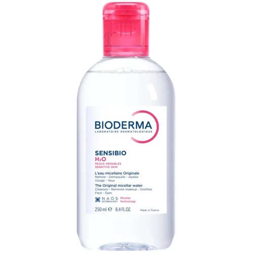Bioderma Sensibio H2O Płyn micelarny, 250 ml - Delikatne oczyszczanie, demakijaż i ukojenie skóry wrażliwej