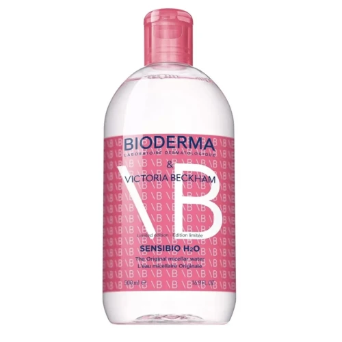 Bioderma Sensibio H2O Woda micelarna, 500 ml - Edycja Limitowana zaprojektowana przez Victoria Beckham
