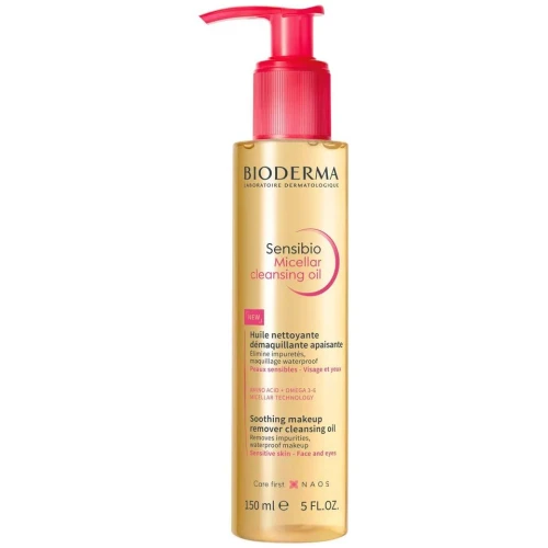 Bioderma Sensibio Micellar Olejek micelarny, 150 ml - Do oczyszczania i pielęgnacji skóry