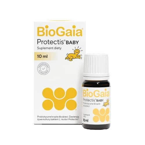 BioGaia Protectis Baby Probiotyczne krople dla dzieci, 10 ml - Probiotyk ze szczepem L. reuteri Protectis®