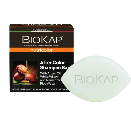 Biokap Nutricolor Szampon odbudowujący do włosów farbowanych w kostce, 60 g - Oczyszcza, odżywia i wzmacnia kolor