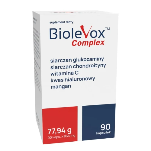 Biolevox Complex, 90 kapsułek - Wsparcie dla osób z bólem i przeciążeniem stawów 