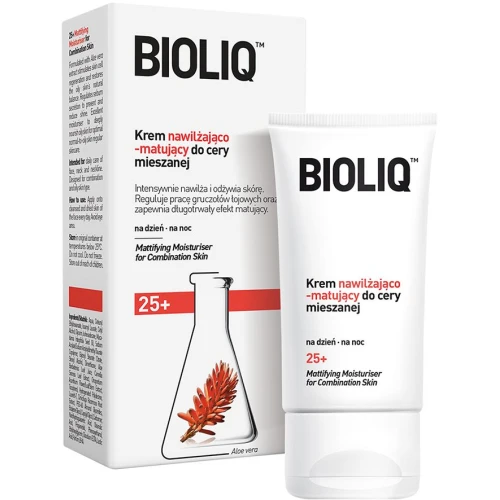 Bioliq 25+ Krem nawilżająco-matujący do cery mieszanej, 50 ml - Świeży wygląd skóry i kontrola błyszczenia przez cały dzień