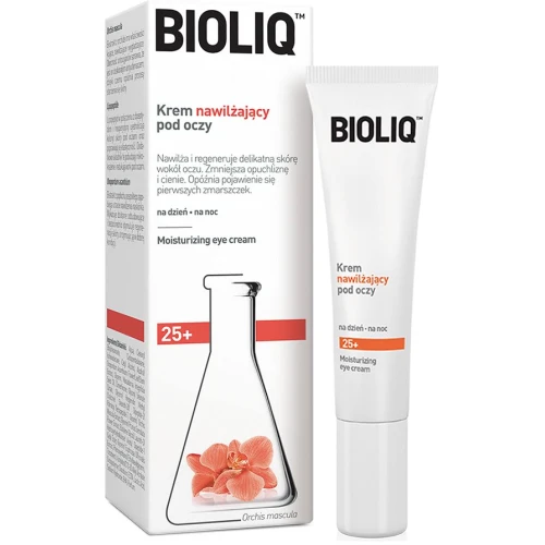 Bioliq 25+ Krem nawilżający pod oczy, 15 ml - Redukuje oznaki zmęczenia i przywraca świeże spojrzenie