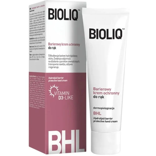 Bioliq BHL Barierowy krem ochronny do rąk, 75 ml - Do bardzo suchej i zniszczonej skóry dłoni