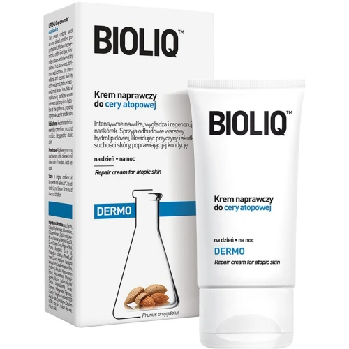 Bioliq Dermo Krem naprawczy do cery atopowej, 50 ml - Łagodzi podrażnienia i odbudowuje barierę hydrolipidową