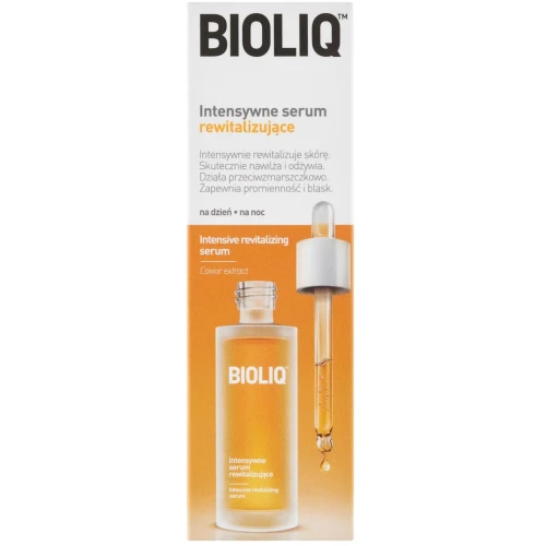 Bioliq, Intensywne serum rewitalizujące na dzień i na noc, 30 ml - Zawiera ekstrakt z kawioru, nawilża, odżywia i wygładza zmarszczki