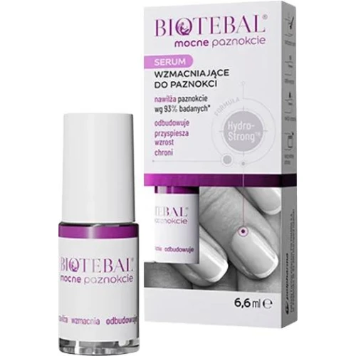 Biotebal mocne paznokcie, serum 6,6ml - Wzmacnia i odbudowuje paznokcie 