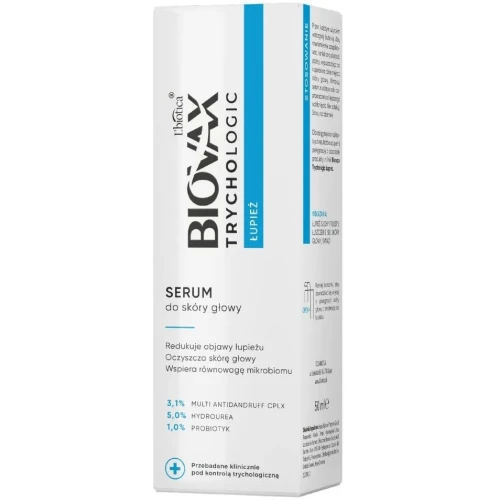 Biovax Trychologic Łupież Serum do skóry głowy, 50 ml - Z piroktonem olaminy i probiotykiem