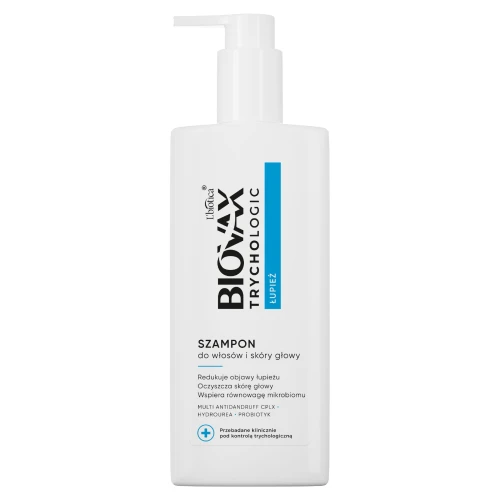 Biovax Trychologic Łupież Szampon do włosów i skóry głowy, 200 ml - Profesjonalna trychologiczna pielęgnacja przeciw łupieżowi