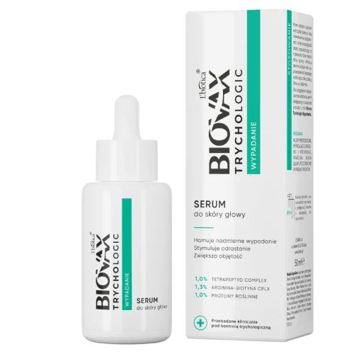 Biovax Trychologic Wypadanie Serum do skóry głowy, 50 ml - Trrychologiczna kuracja wzmacniająca włosy