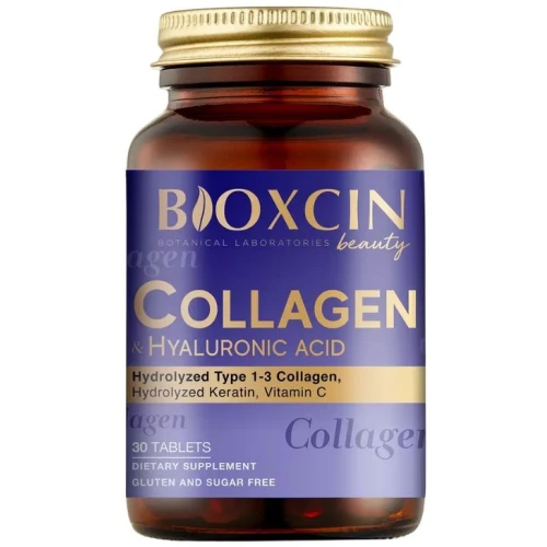 Bioxcin Beauty Collagen, 30 tabletek - Wsparcie zdrowej skóry, włosów i paznokci