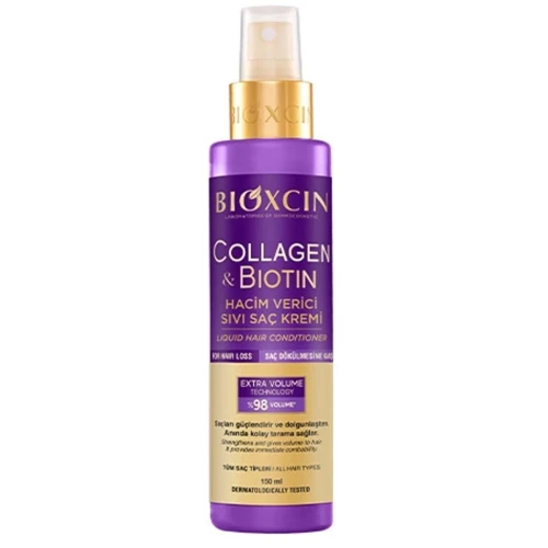 Bioxcin Collagen & Biotin Odżywka do włosów, 150 ml - Wzmocnienie, zagęszczenie i większa objętość włosów