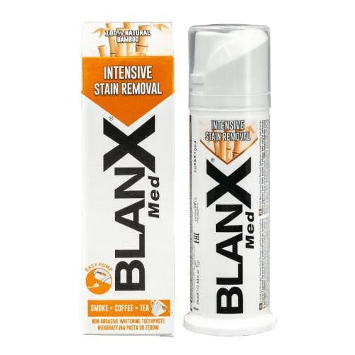 BlanX Med Anty–Osad, wybielająca pasta do zębów, 75 ml - Biały uśmiech bez osadów z kawy i papierosów