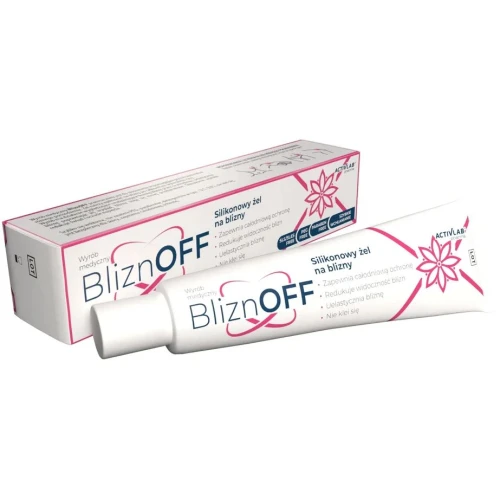 BliznOFF Żel silikonowy na blizny, 15 ml - Na blizny pooperacyjne, potrądzikowe i pourazowe