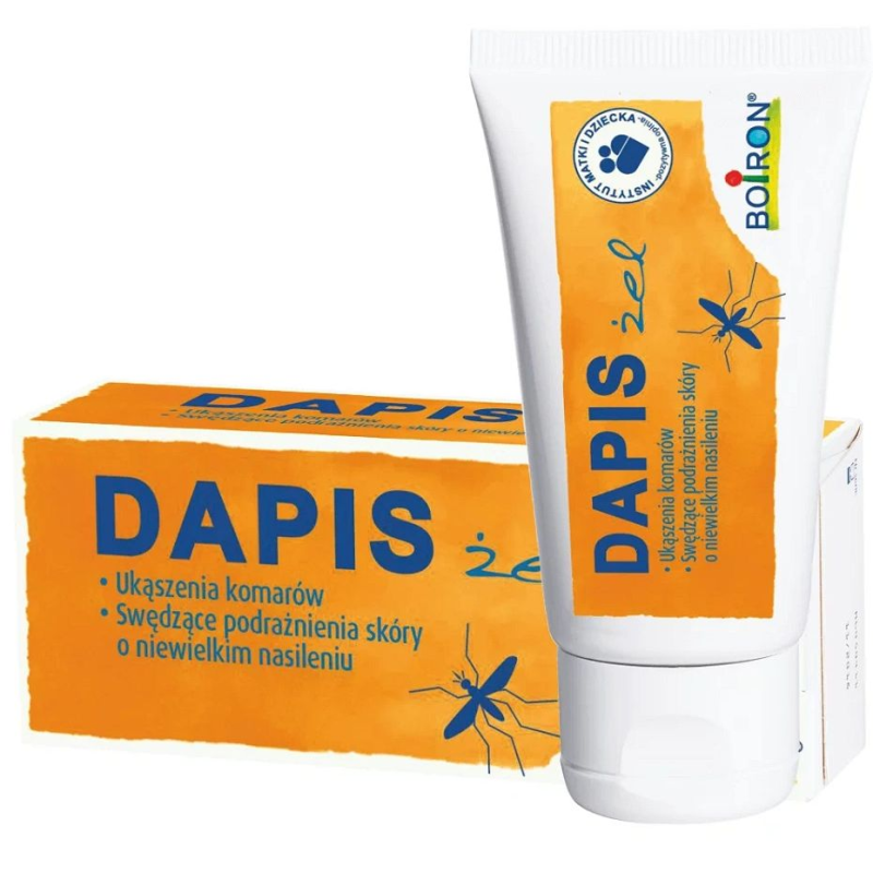 Boiron Dapis, żel, 40g  - Na zmiany skórne, łagodzący ukąszenia komarów