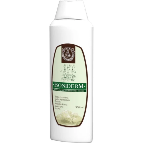 Boniderm Pomada Ojca Grzegorza, mydło w płynie, 500 ml -  Do mycia skóry z łuszczycą, trądzikiem pospolitym i wypryskiem