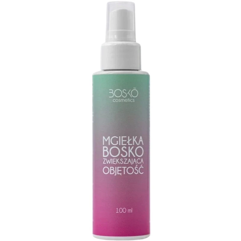 Bosko Cosmetics Mgiełka Bosko Zwiększająca Objętość, 100 ml - Lekkość, uniesienie u nasady i naturalna sprężystość włosów