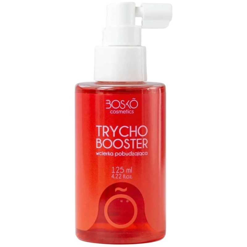Bosko Cosmetics Trychobooster Wcierka pobudzająca, 125 ml - Wzmacniająca pielęgnacja skóry głowy i wsparcie wzrostu włosów
