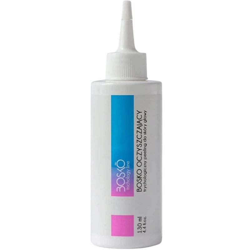 Bosko Cosmetics Bosko Oczyszczający Trychologiczny Peeling do skóry głowy, 130 ml - Regulująe sebum i złuszcza naskórek