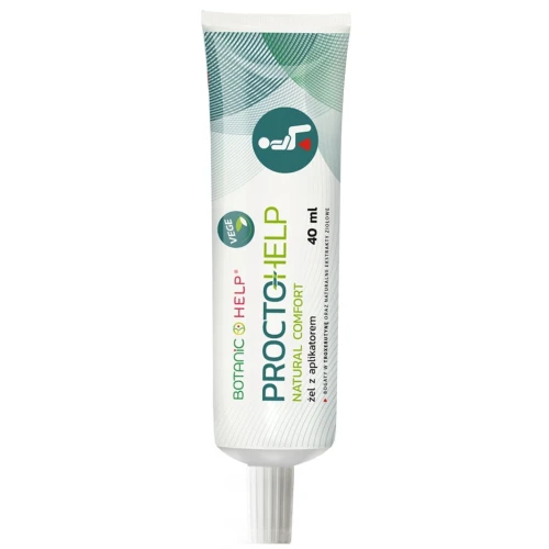 Botanic Help Proctohelp Natural Comfort Żel z aplikatorem, 40 ml - Łagodzi podrażnienia okolic odbytu