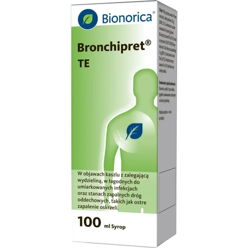 Bronchipret TE, syrop, 100 ml - Na objawy kaszlu z zalegającą wydzieliną