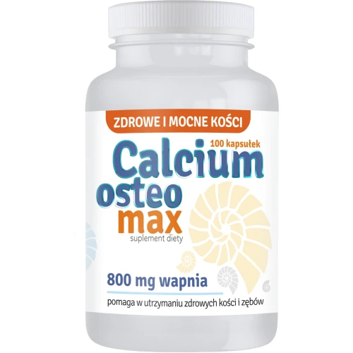 Calcium Osteo Max, 100 kapsułek - Wapń suplement
