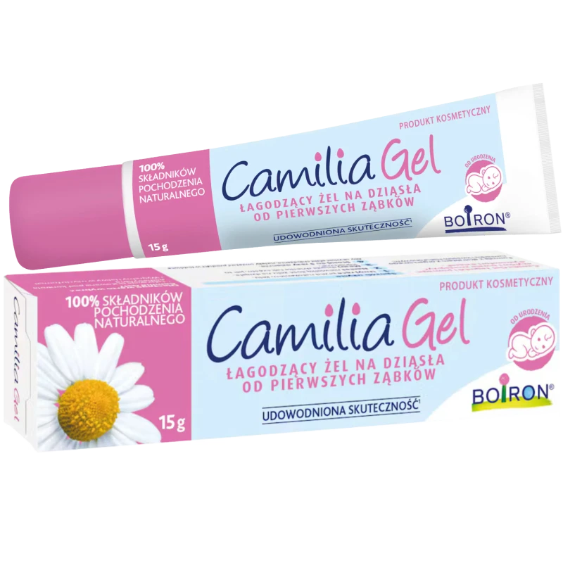 Camilia Gel Łagodzący żel na dziąsła, 15 g - Łagodzi dyskomfort związany z ząbkowaniem