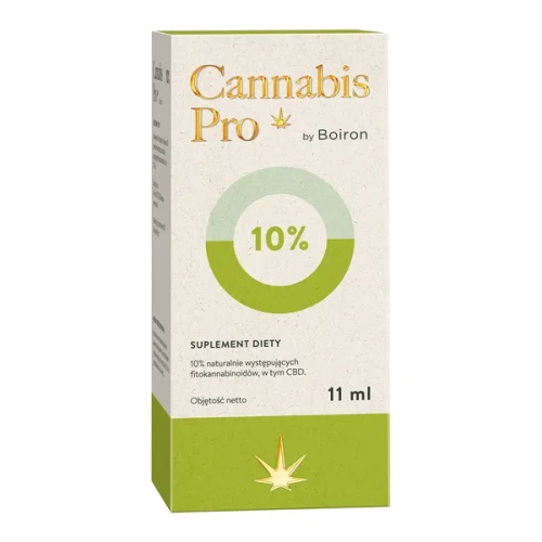 Cannabis Pro by Boiron 10%, 11 ml - Suplement diety z naturalnego ekstraktu konopi