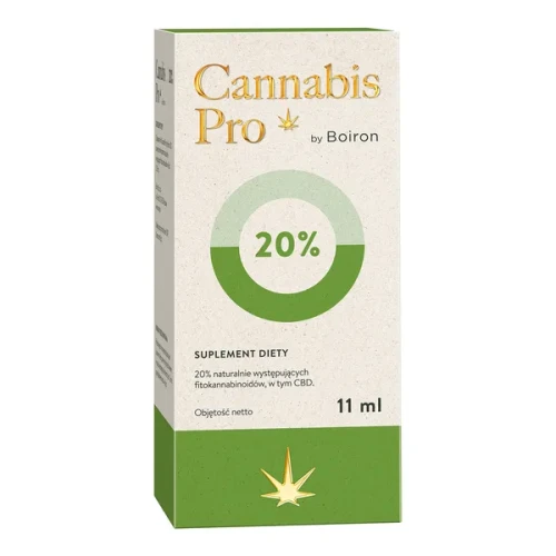 Cannabis Pro by Boiron 20%, 11 ml - Szerokie spektrum kannabinoidów roślinnych