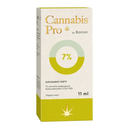 Cannabis Pro by Boiron 7%, 11 ml - 7% CBD dla codziennej równowagi organizmu