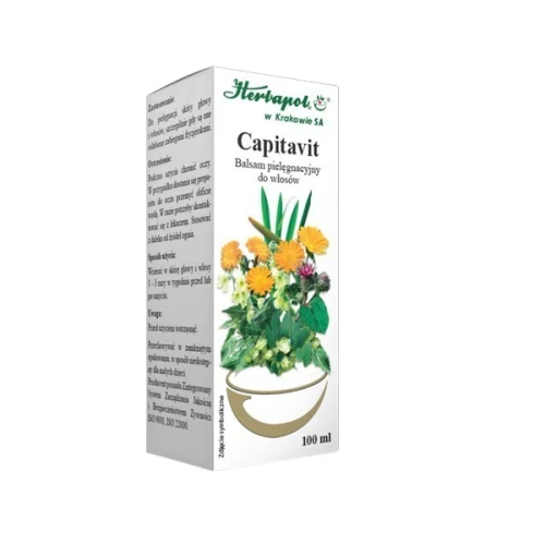 Capitavit Balsam pielęgnacyjny do włosów, 100 ml - Pielęgnacja i odbudowa osłabionych włosów