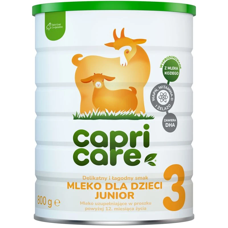 Capricare 3 Mleko dla dzieci Junior, 800 g - Powyżej 12.miesiąca życia 